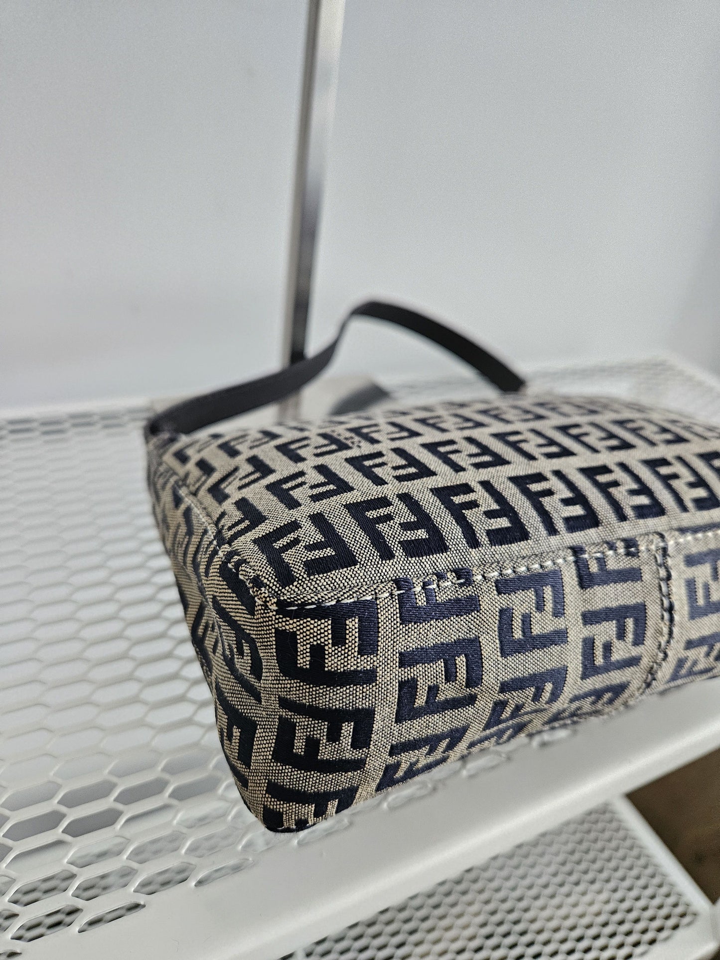 Fendi zucchino ff monogram canvas mini bag pochette