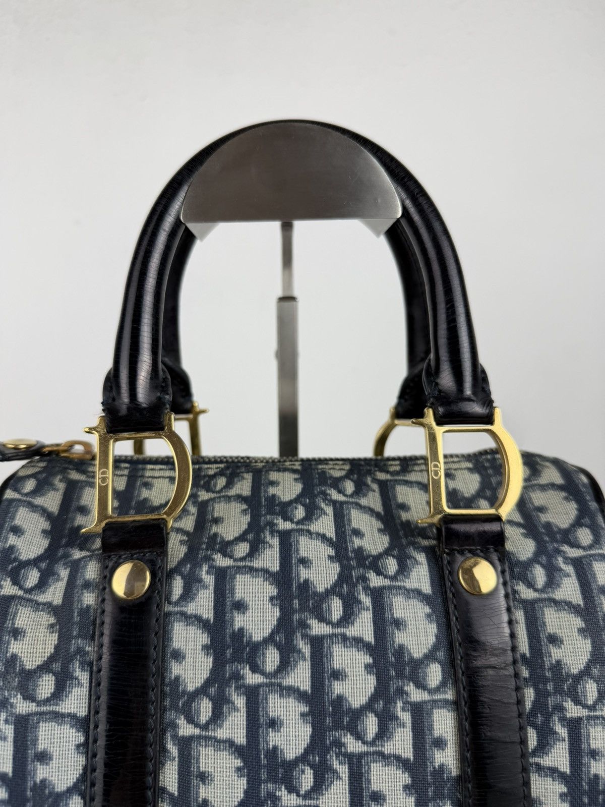 Vintage y2k Dior trotter oblique mini boston bag