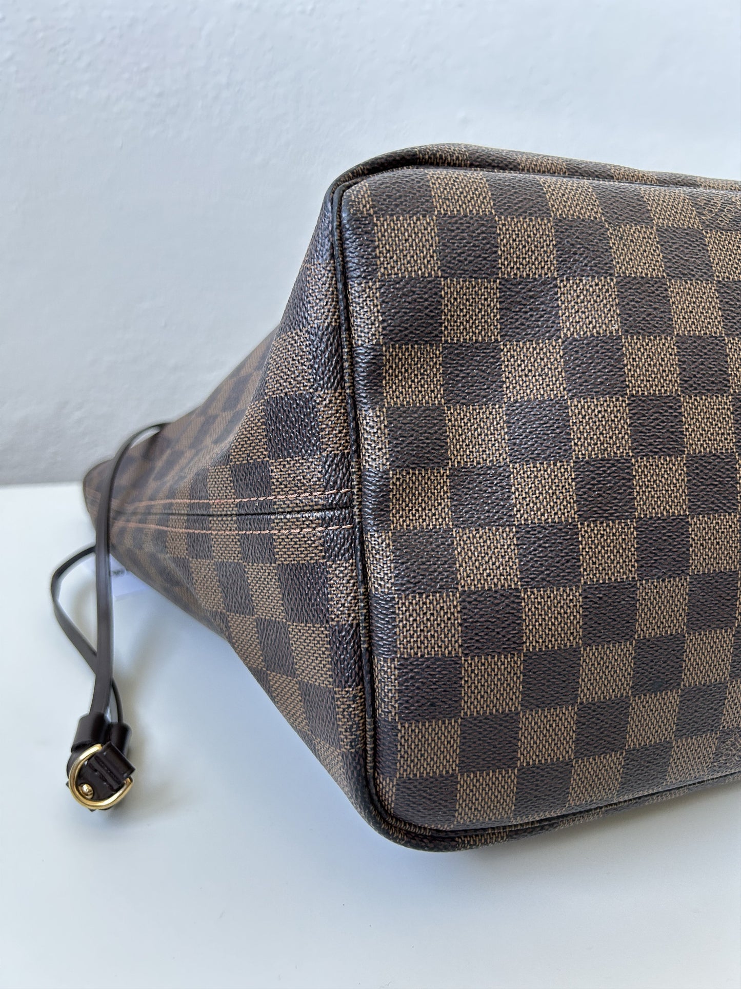 Louis vuitton damier ebene neverfull GM tote bag