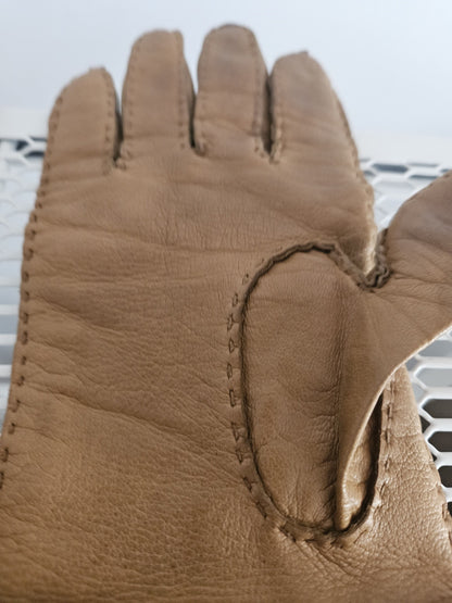 Prada lambskin and mink fur gloves