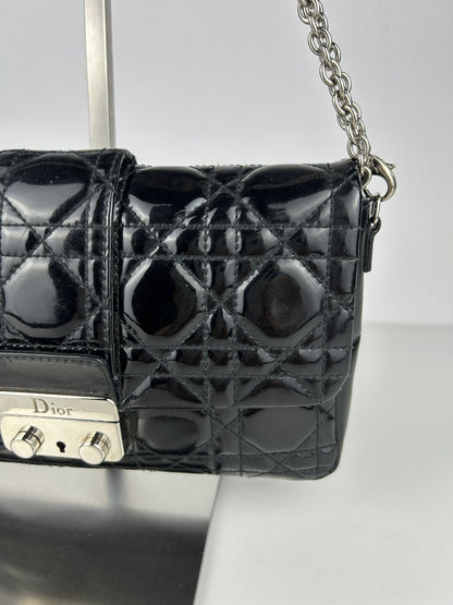 Miss Dior Promenade cannage patent leather handbag woc