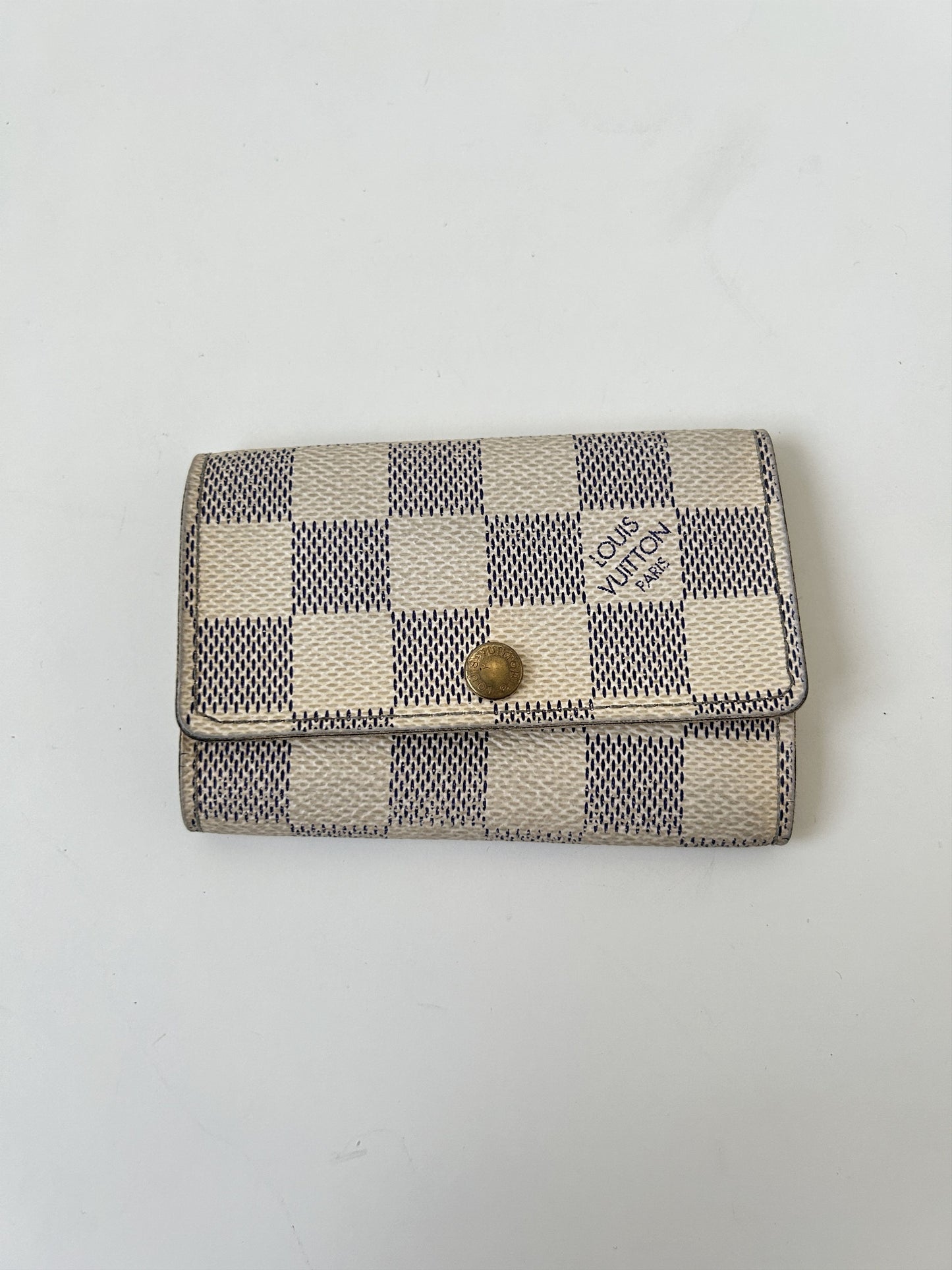 Louis Vuitton damier azur key holder
