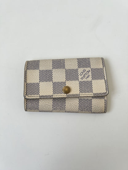 Louis Vuitton damier azur key holder