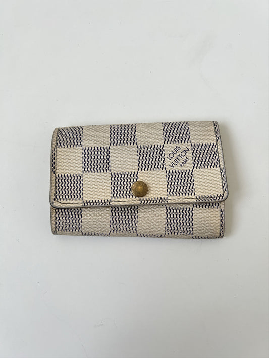 Louis Vuitton damier azur key holder