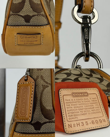 Coach signature demi mini pouch