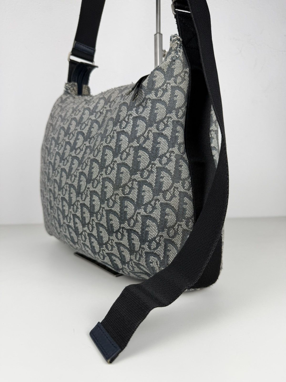 Vintage y2k dior trotter monogram canvas messenger bag