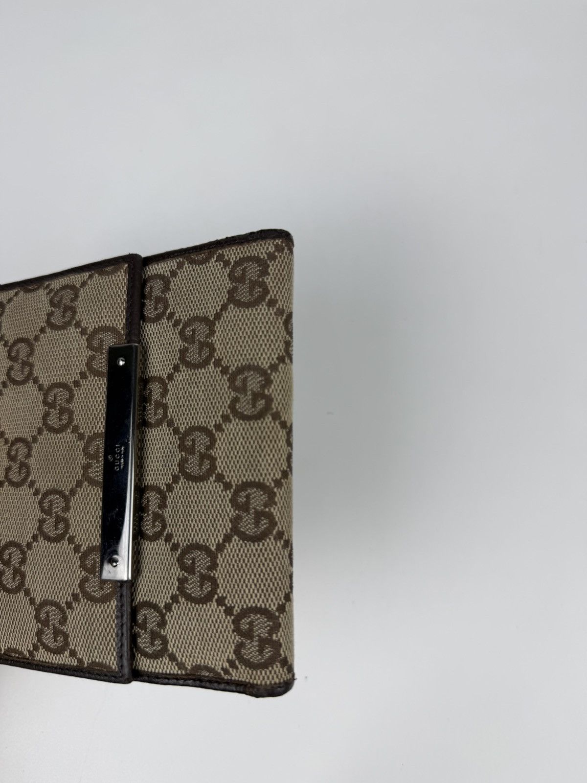 Gucci GG monogram canvas trifold wallet