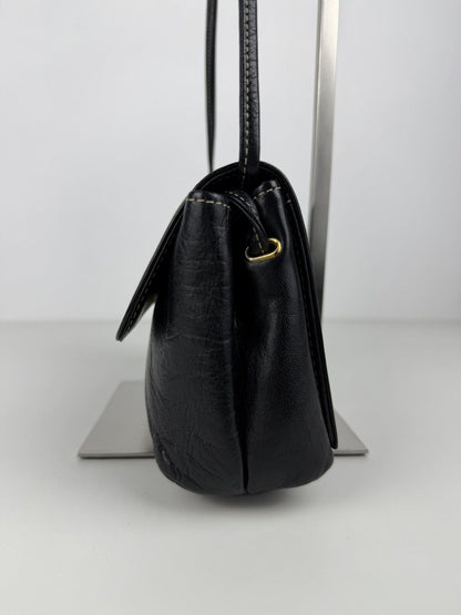 Vintage 80s Christian Dior leather shoulder/ crossbody bag