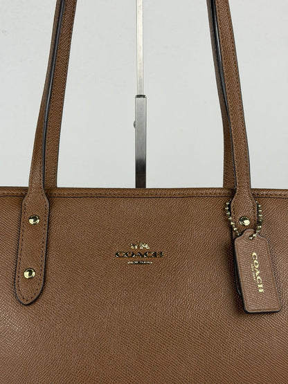 Coach crossgrain leather city tote bag