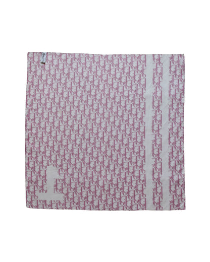 Dior trotter silk & cotton mini scarf pink John galliano era