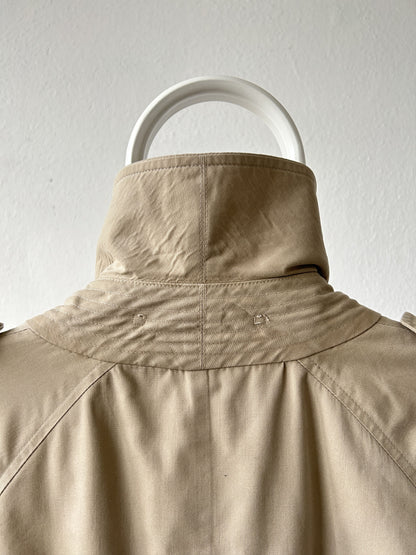 Vintage burberry nova check lined trench coat