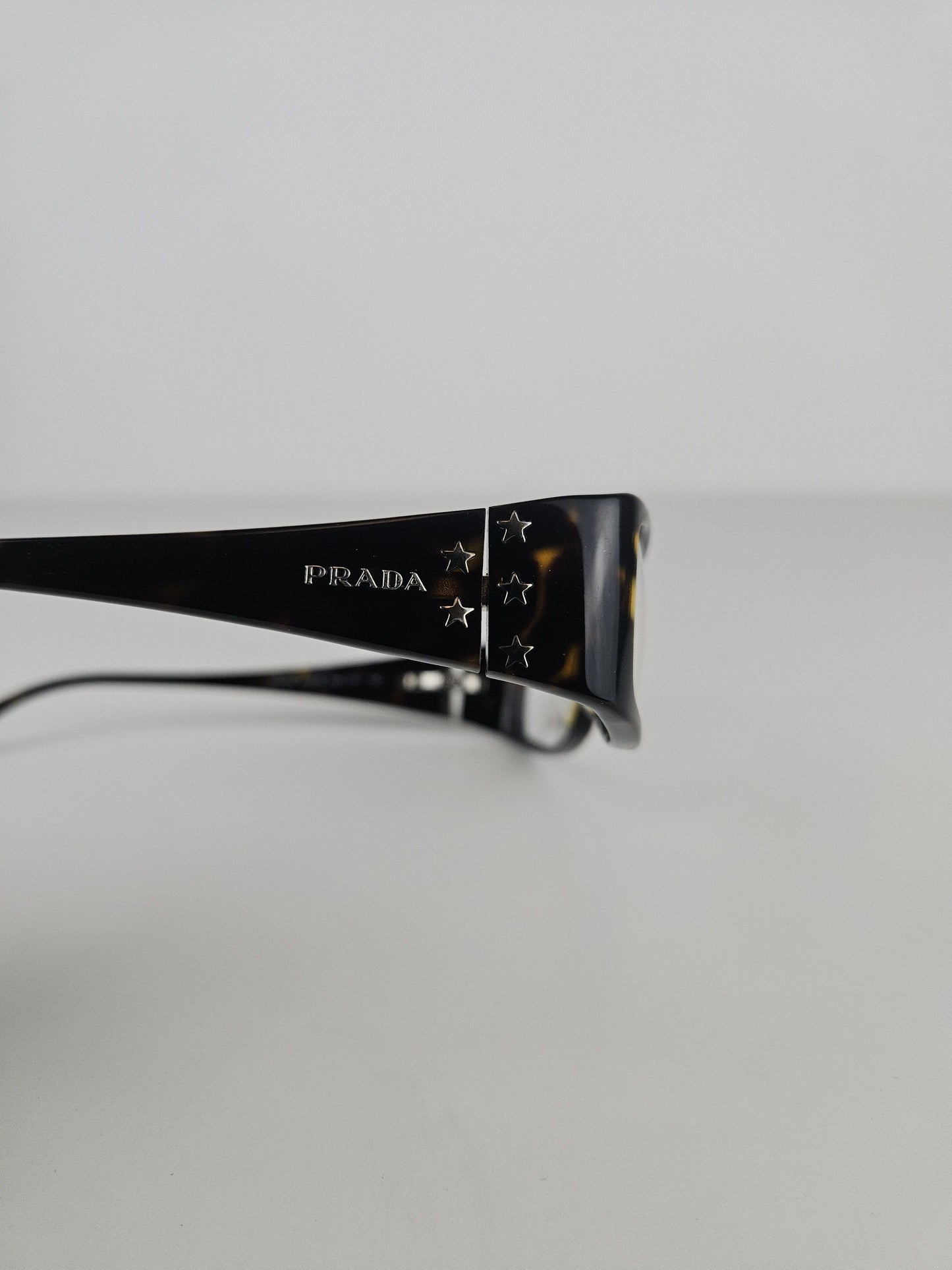 Vintage y2k prada star studded office siren glasses