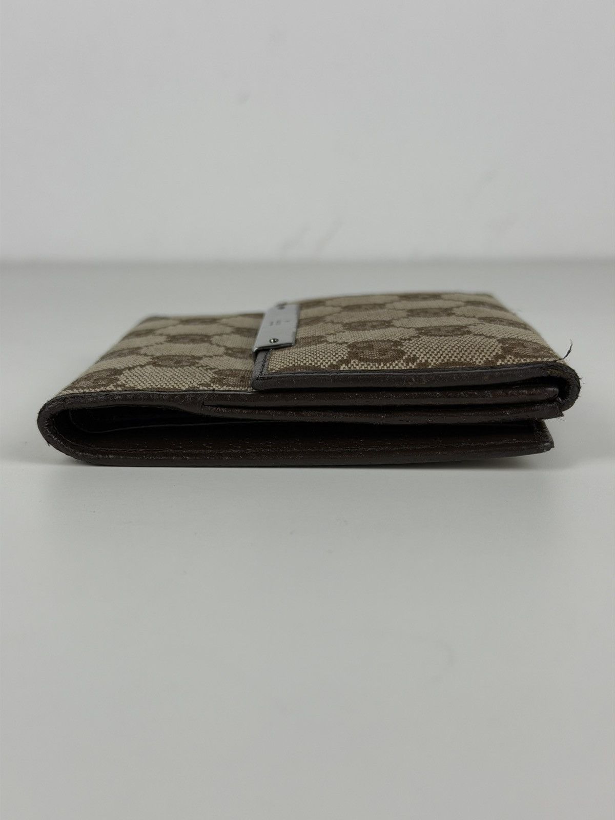 Gucci GG monogram canvas trifold wallet
