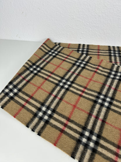 Vintage Burberry nova check cashmere scarf