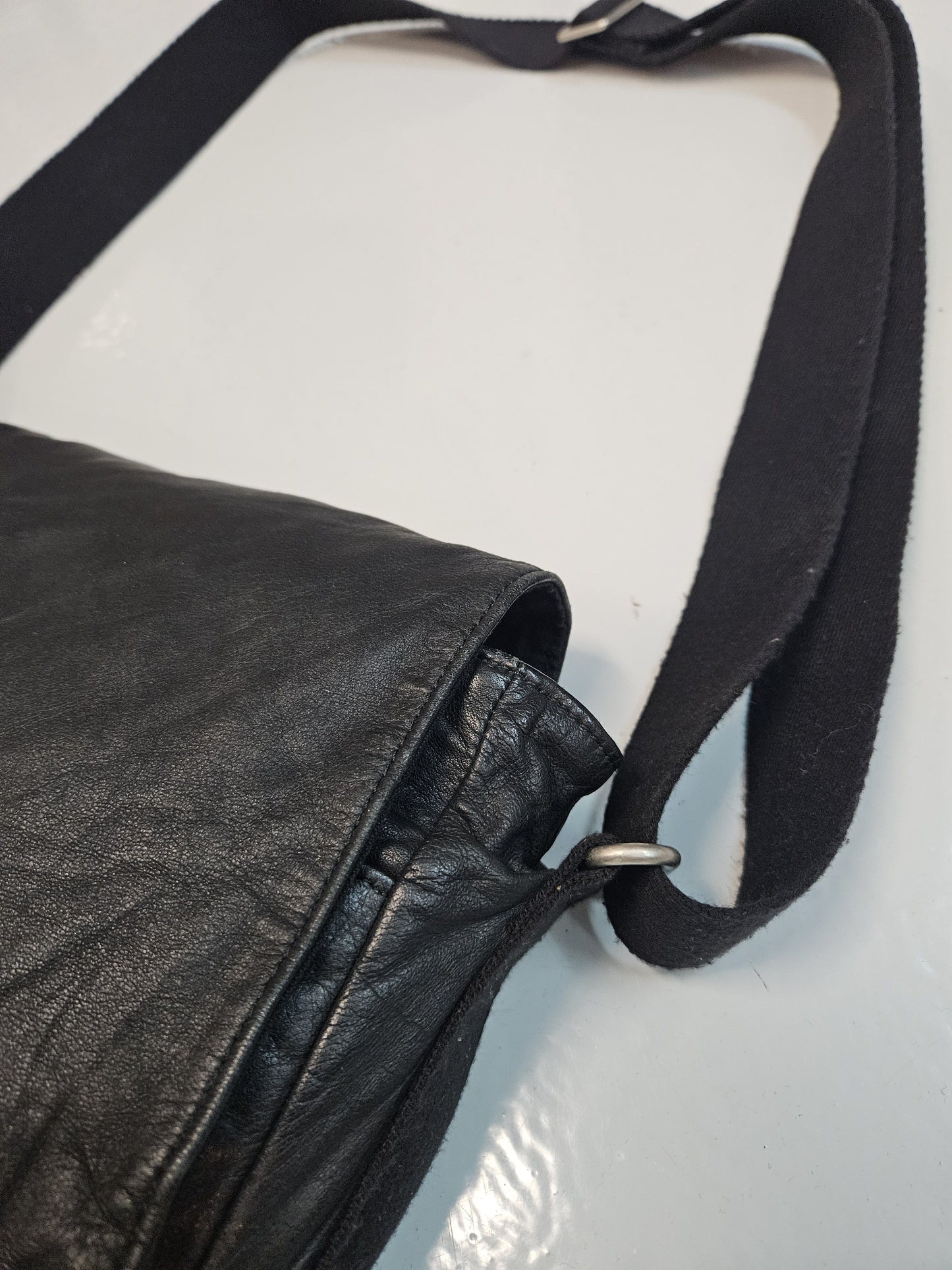 Y's Yohji Yamamoto leather shoulder/ crossbody bag