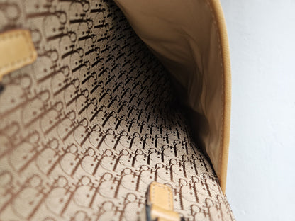 Y2k Dior by John Galliano trotter oblique monogram tote