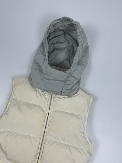 Vintage y2k archive Prada sport red tab hooded puffer vest