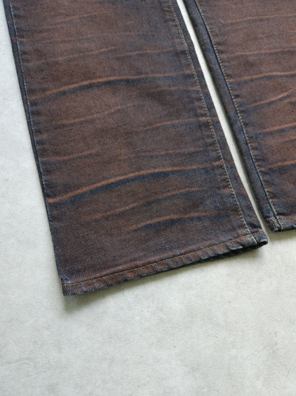 Archive y2k just cavalli overdyed slim denim