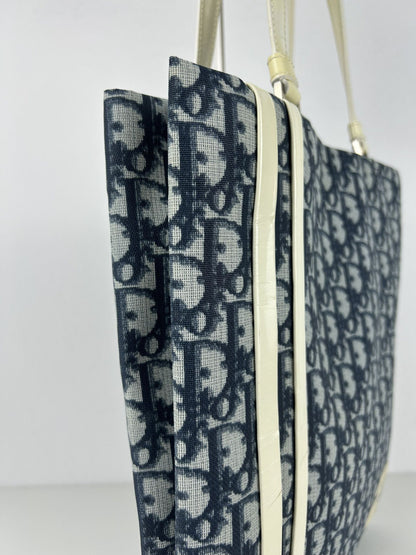 Y2k Dior by John Galliano trotter oblique monogram tote