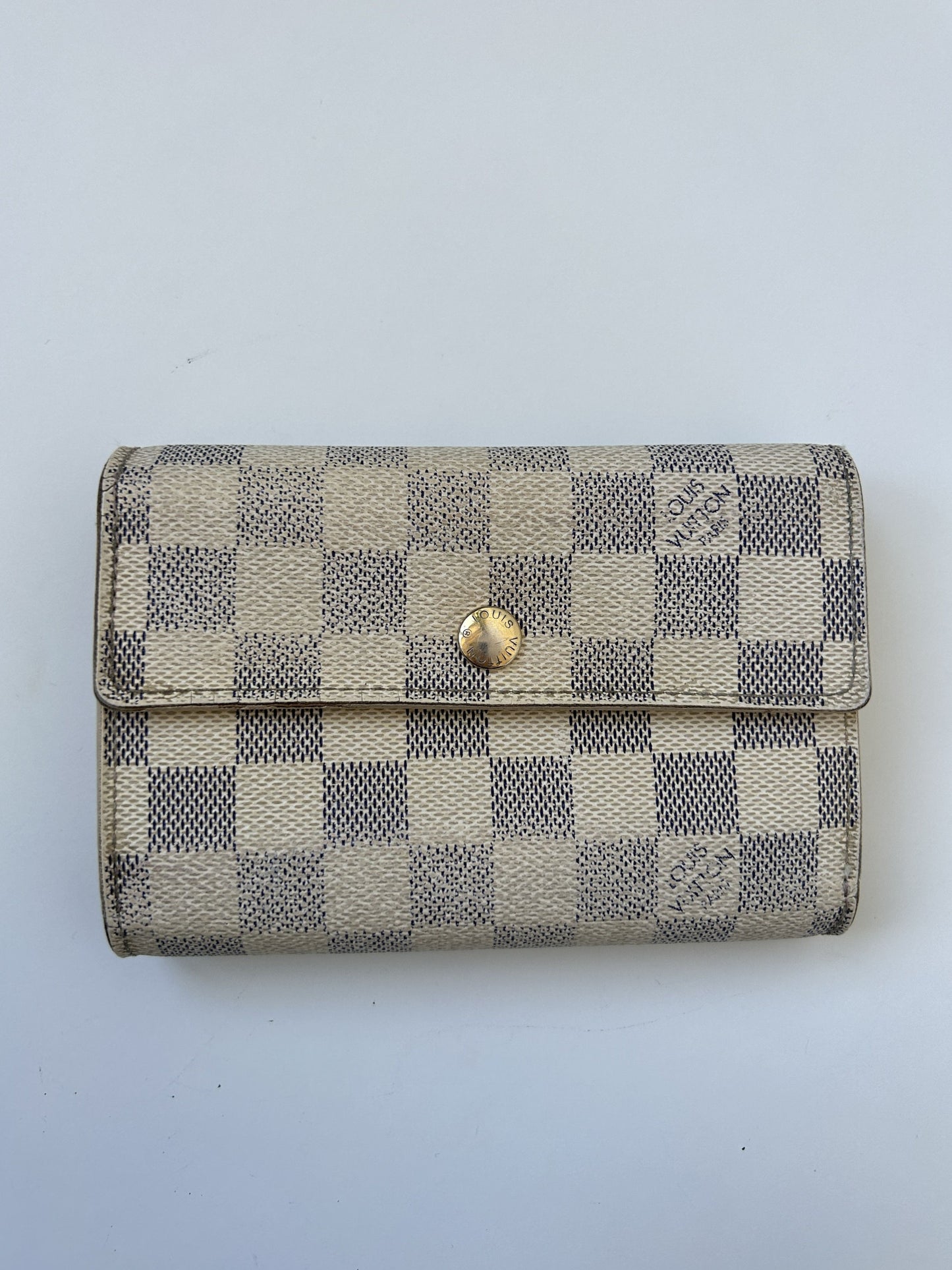 Louis vuitton damier azur folding wallet