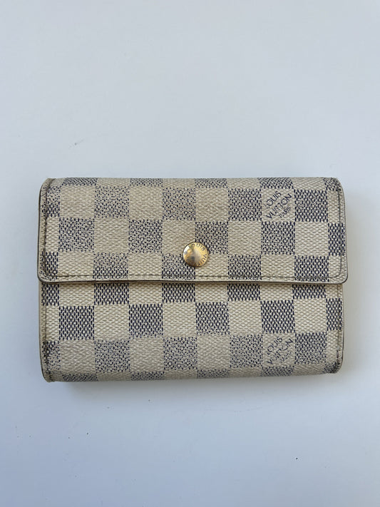 Louis vuitton damier azur folding wallet