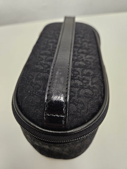 Y2k Dior trotter oblique monogram canvas toiletry bag/ pouch