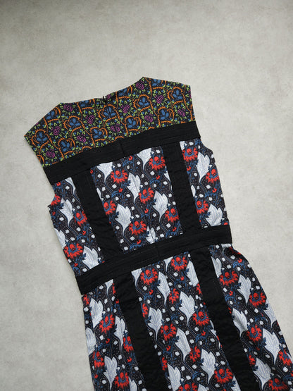 SS2015 Holliday & Brown prada floral sleeveless midi dress