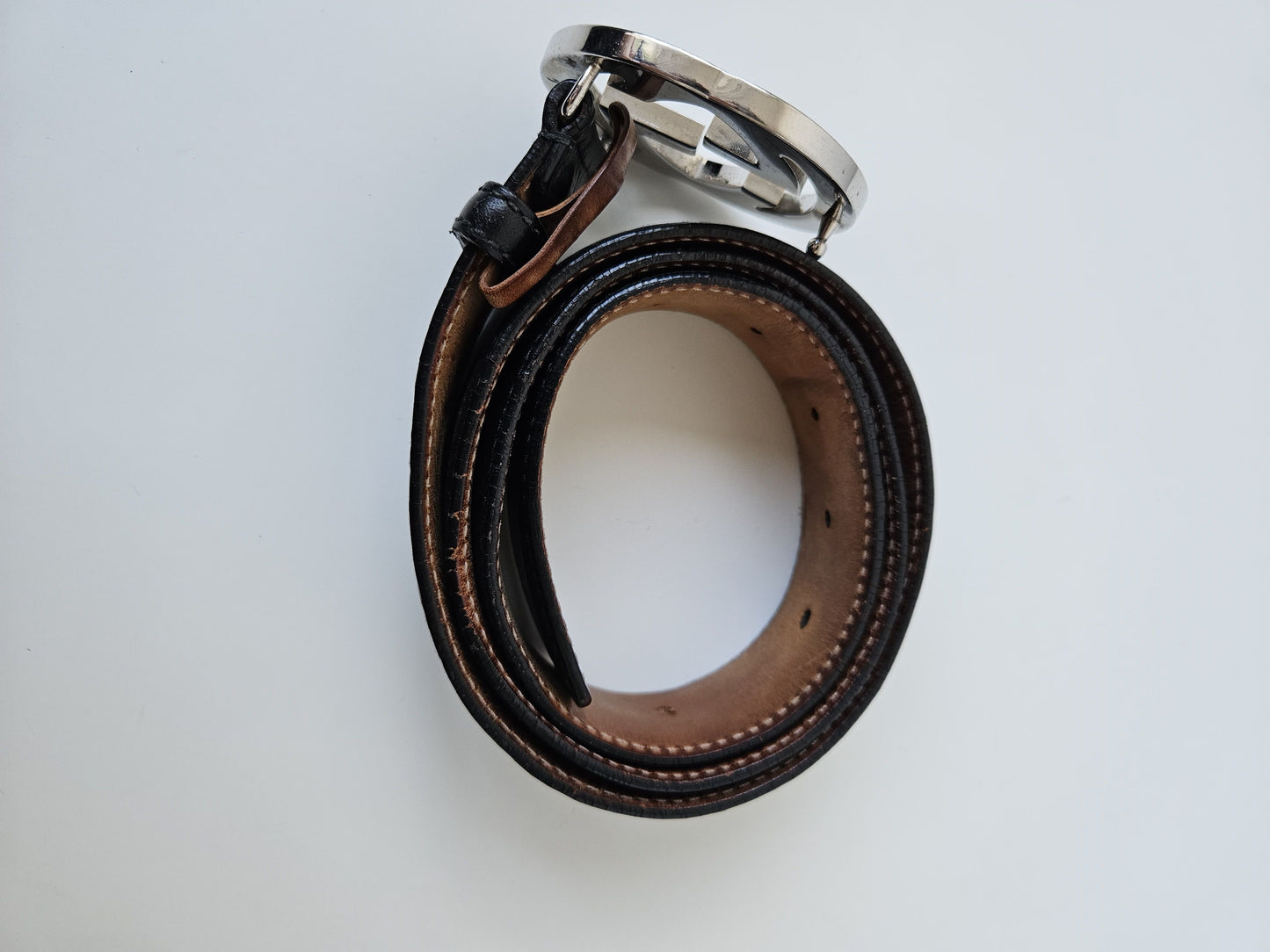 Gucci guccissima leather belt