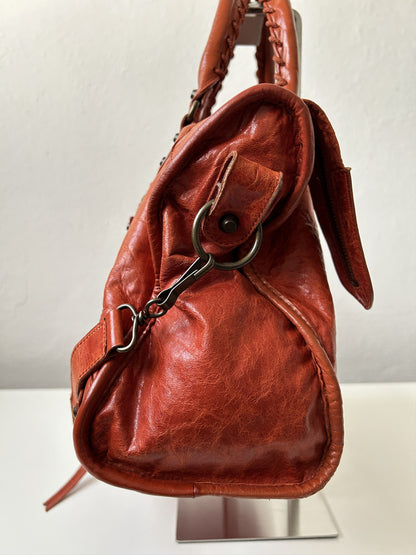 Balenciaga city bag in pumpkin spice