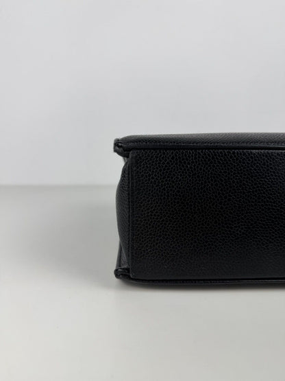 Vintage Chanel caviar 2.55 executive tote mini size