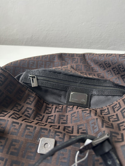 Fendi zucchino monogram canvas handbag