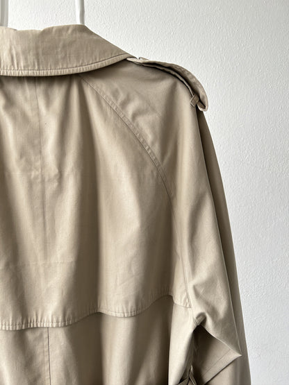 Vintage burberry nova check lined trench coat