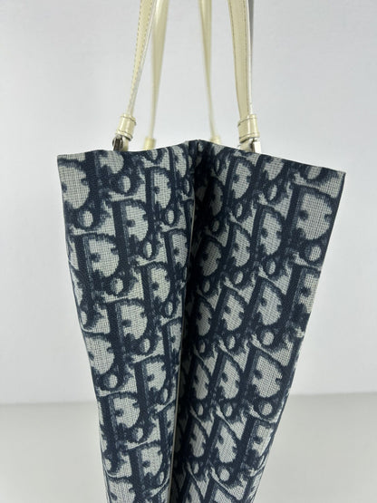 Y2k Dior by John Galliano trotter oblique monogram tote
