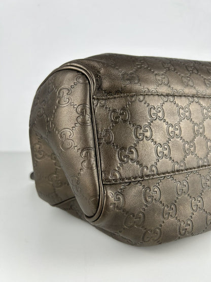 Gucci guccissima sukey medium size leather handbag