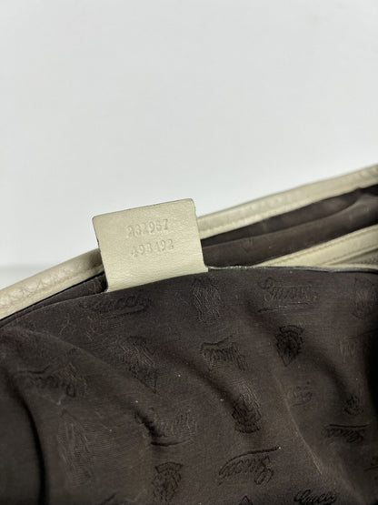Gucci guccissima twins leather monogram tote bag