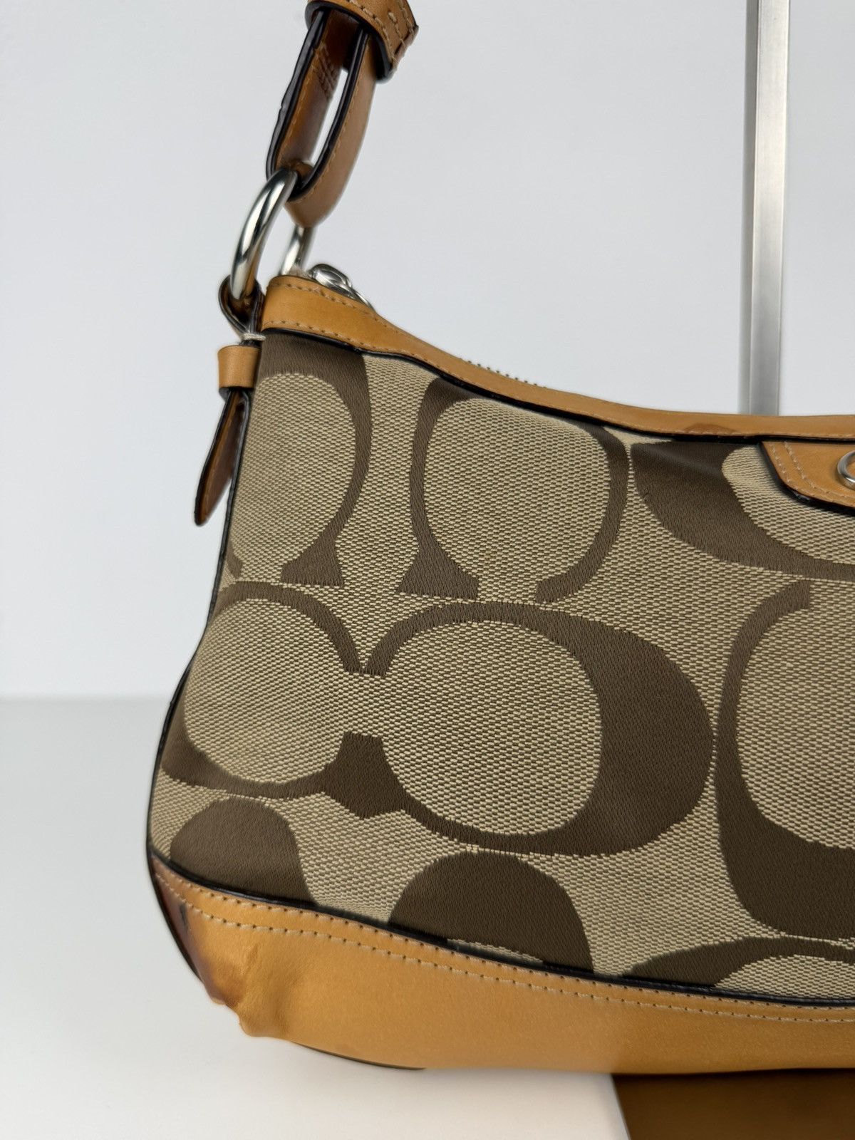 Coach signature small hobo bag