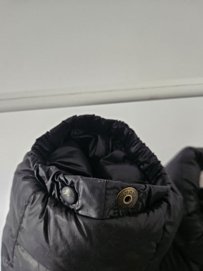 Vintage 90s moncler grenoble black puffer jacket with badge