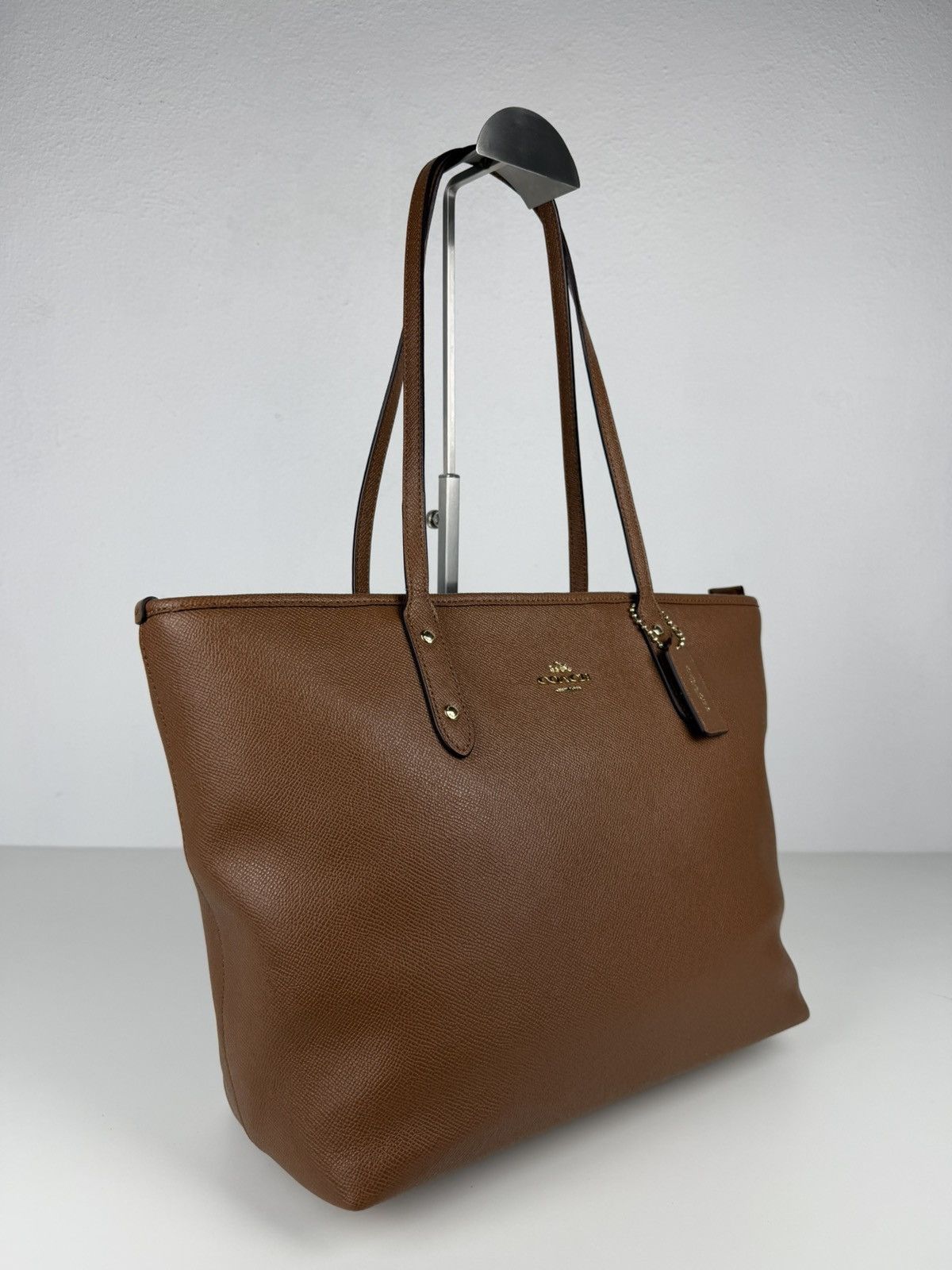 Coach crossgrain leather city tote bag