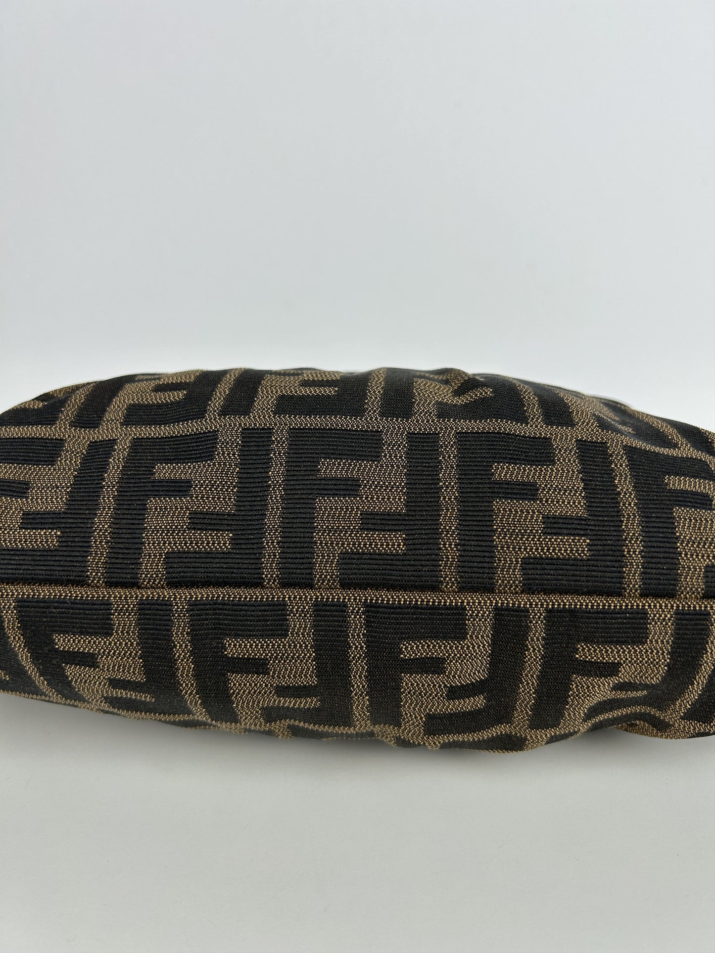Fendi zucca monogram canvas chef bag baguette