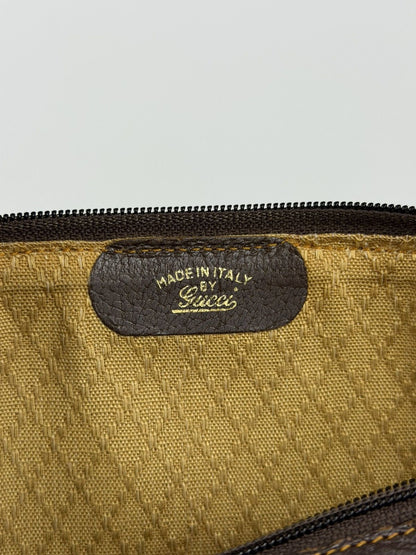 Vintage 70s Gucci monogram shoulder bag