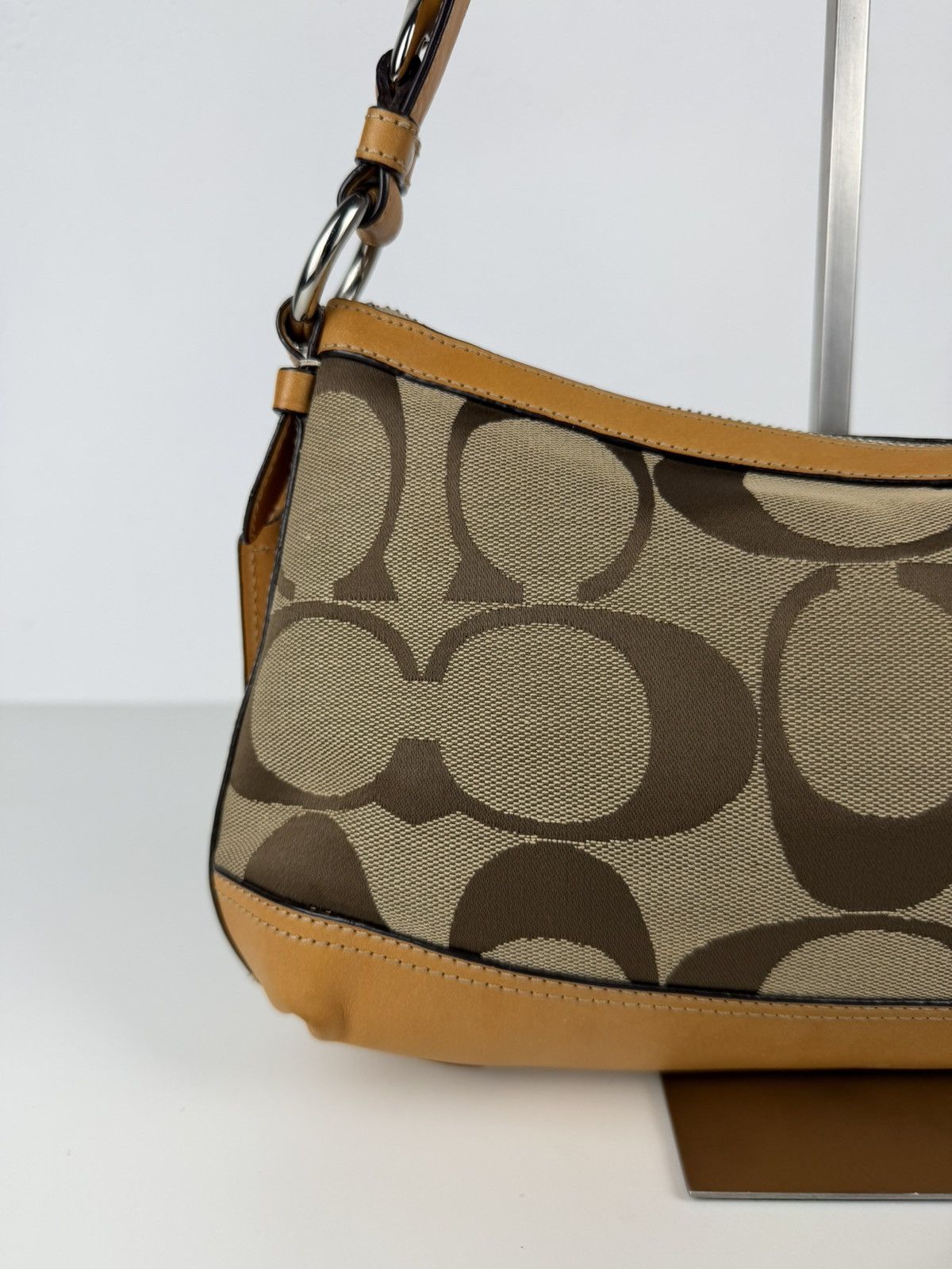 Coach signature small hobo bag