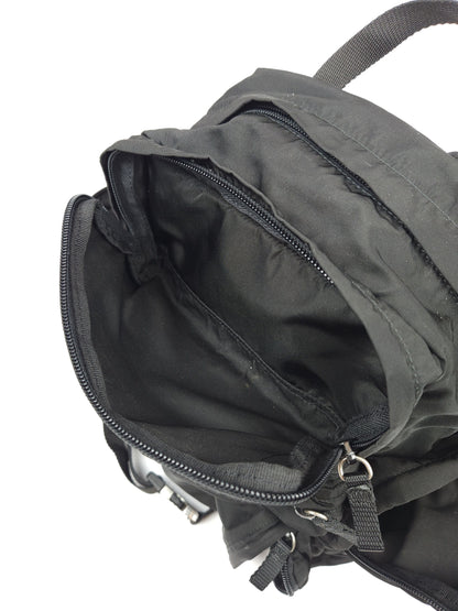 Prada triangle logo nylon multipocket backpack