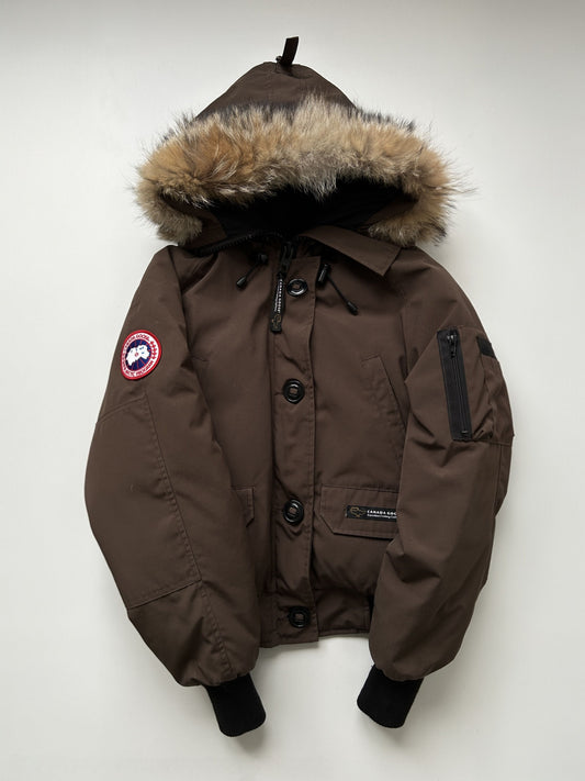 Canada goose chilliwack hooded bomber jacket
