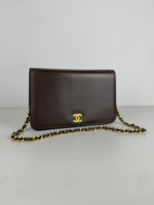 Vintage Chanel CC flap handbag