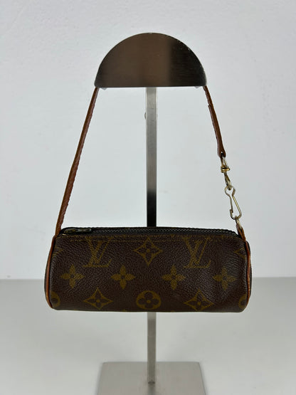 Vintage 80s Louis Vuitton monogram Papillon mini pouch bag
