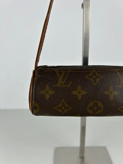 Vintage 80s Louis Vuitton monogram Papillon mini pouch bag