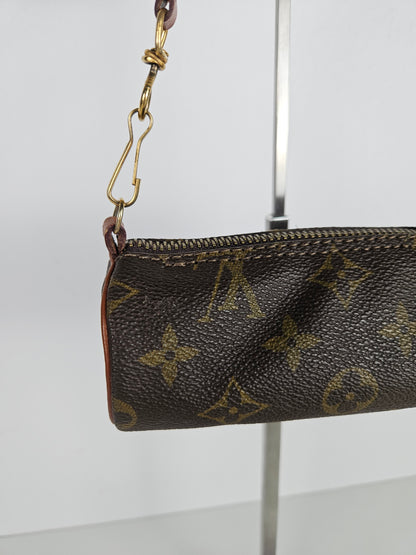 Vintage 80s Louis Vuitton monogram Papillon mini pouch bag
