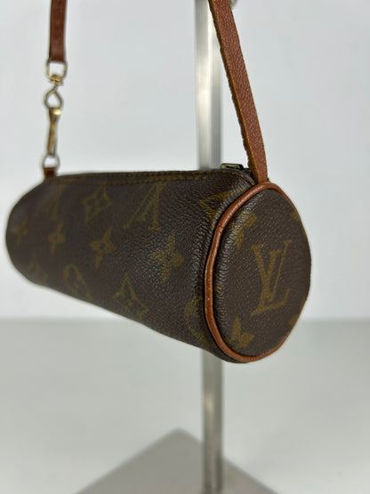 Vintage 80s Louis Vuitton monogram Papillon mini pouch bag