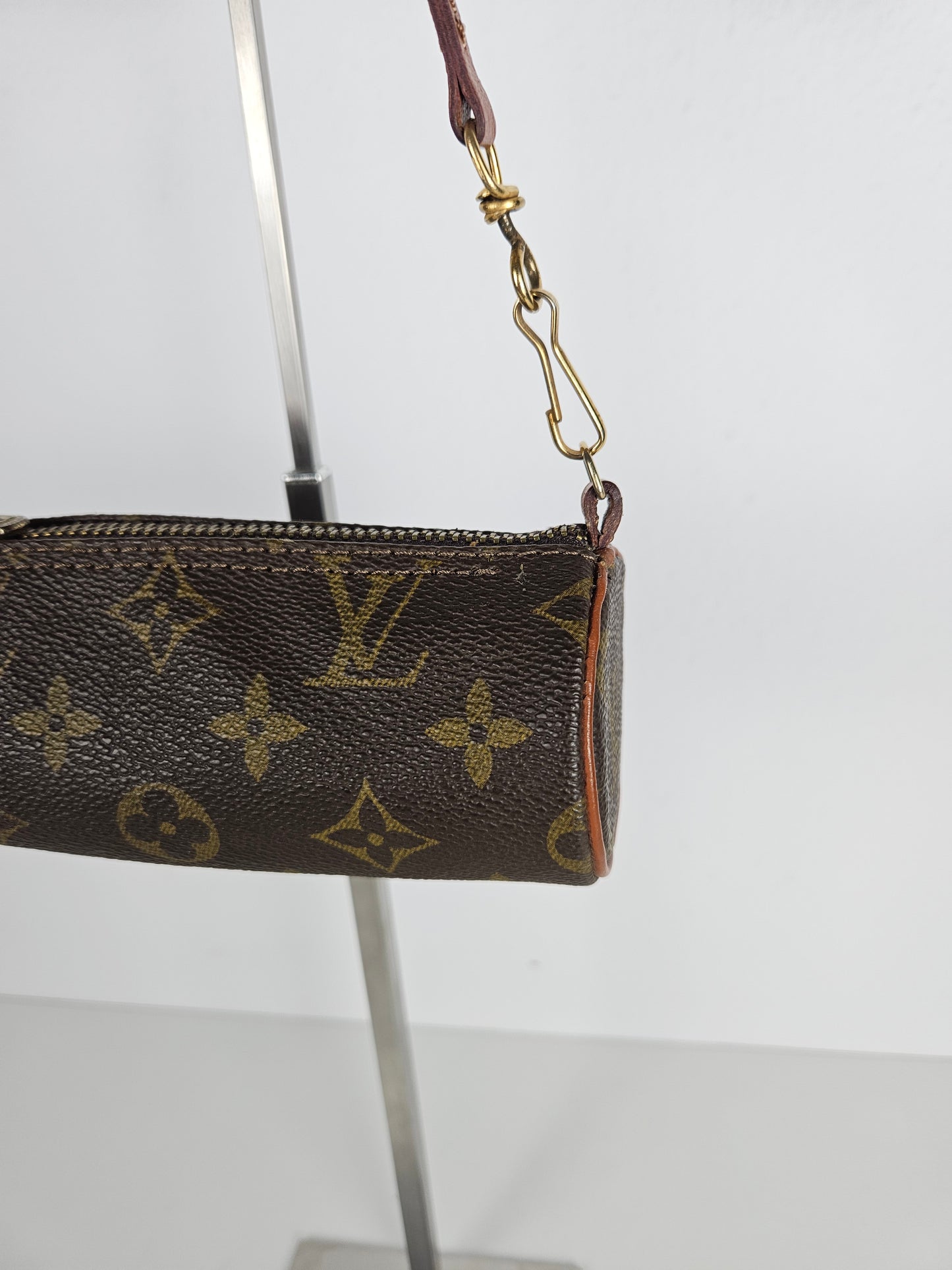 Vintage 80s Louis Vuitton monogram Papillon mini pouch bag