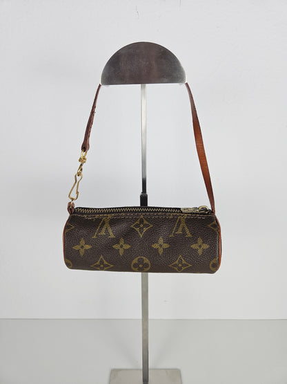 Vintage 80s Louis Vuitton monogram Papillon mini pouch bag
